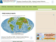 Tablet Screenshot of freeworldmaps.net